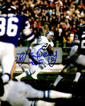 Autographed LEM BARNEY 8X10 DETROIT LIONS photo