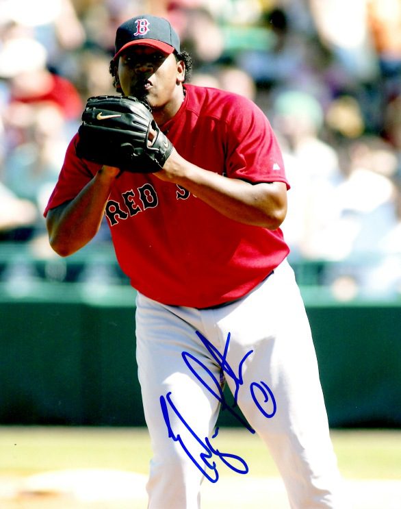 AUTOGRAPHED EDGAR MARTINEZ  8X10  Boston Red Sox photo