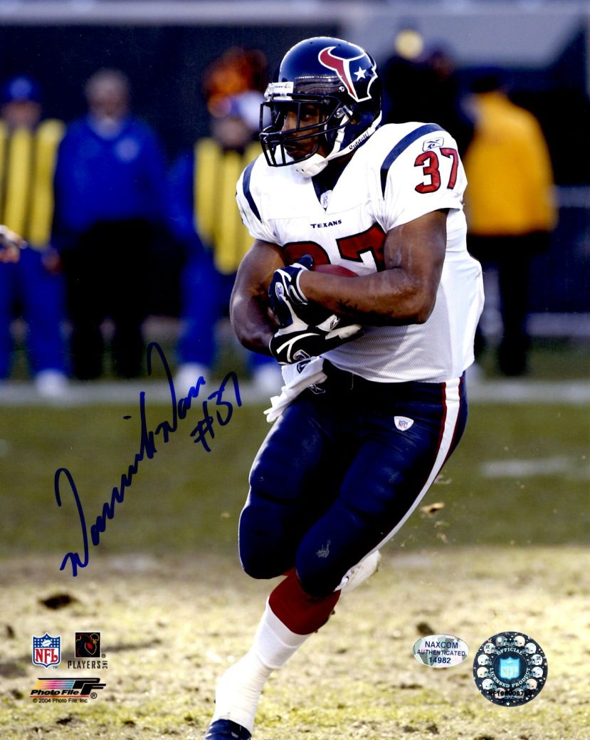 Autographed DOMANICK DAVIS Houston Texans photo