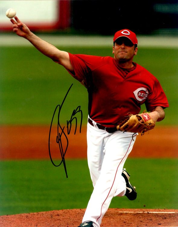 AUTOGRAPHED JOSH FOGG 8X10 photo  Cincinnati Reds