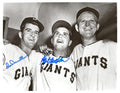 AUTOGRAPHED DON MUELLER & HOYT WILHELM 8X10 New York Giants Photo