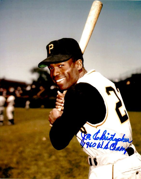 Autographed JOE CHRISTOPHER 8X10 Pittsburgh Pirates Photo