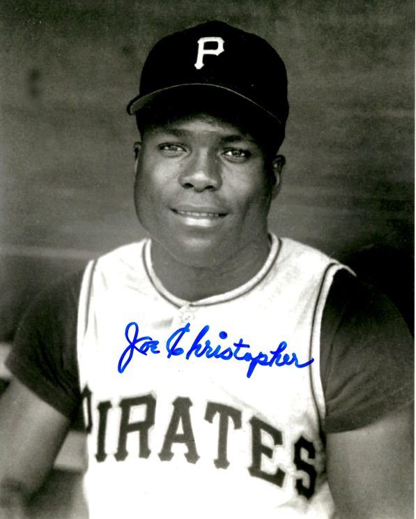 Autographed JOE CHRISTOPHER 11X14 PITTSBURGH PIRATES photo