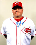 AUTOGRAPHED JUAN LOPEZ 8X10 photo  Cincinnati Reds