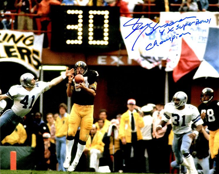 Autographed RANDY GROSSMAN 8X10 Pittsburgh Steelers Photo
