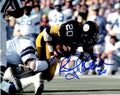 Autographed ROCKY BLEIER 8X10 photo Pittsburgh Steelers