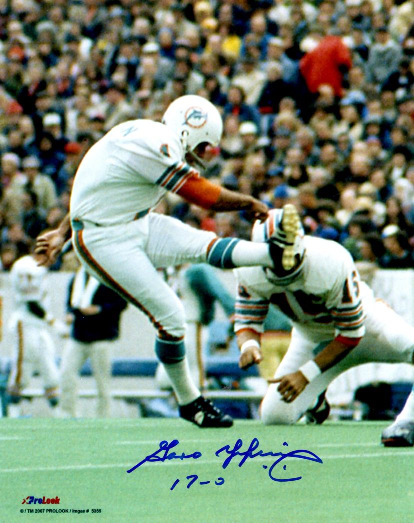 Autographed GARO YEPREMIAN 8X10  Miami Dolphins  photo