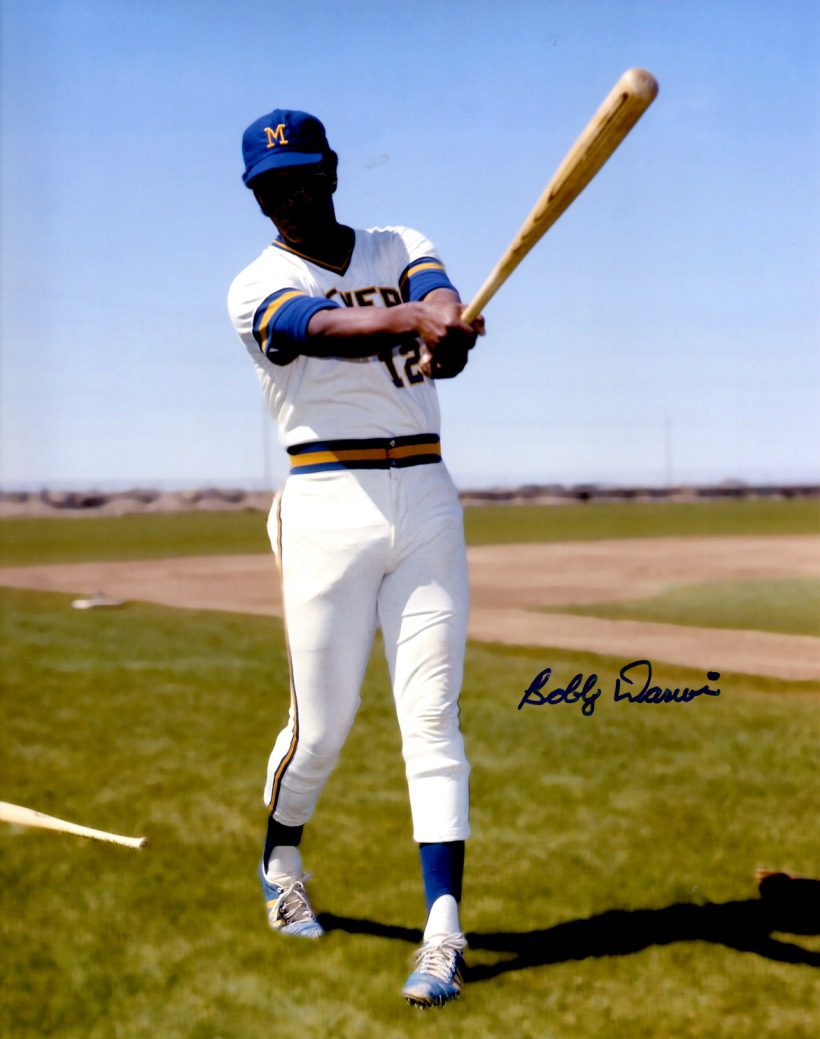 AUTOGRAPHED  photo BOBBY DARWIN Milwaukee Brewers