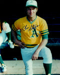 AUTOGRAPHED LEE STANGE 8X10 photo Oakland A's