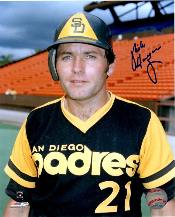AUTOGRAPHED MIKE HARGROVE 8X10 San Diego Padres photo