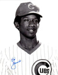 AUTOGRAPHED VIC HARRIS 8X10 Chicago Cubs Photo