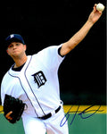 AUTOGRAPHED ANDY OLIVER  8X10 photo Detroit Tigers
