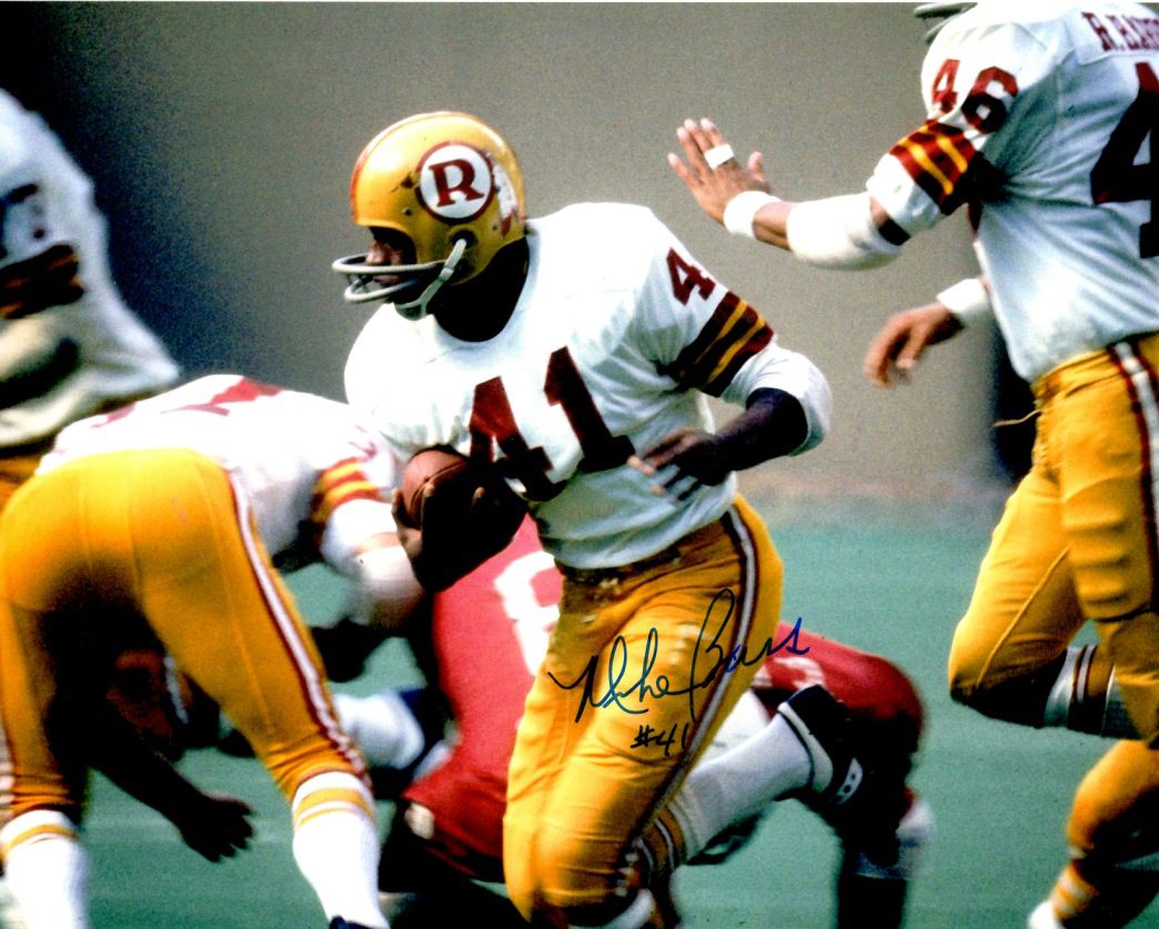 Autographed MIKE BASS 8x10 Washington Redskins Photo