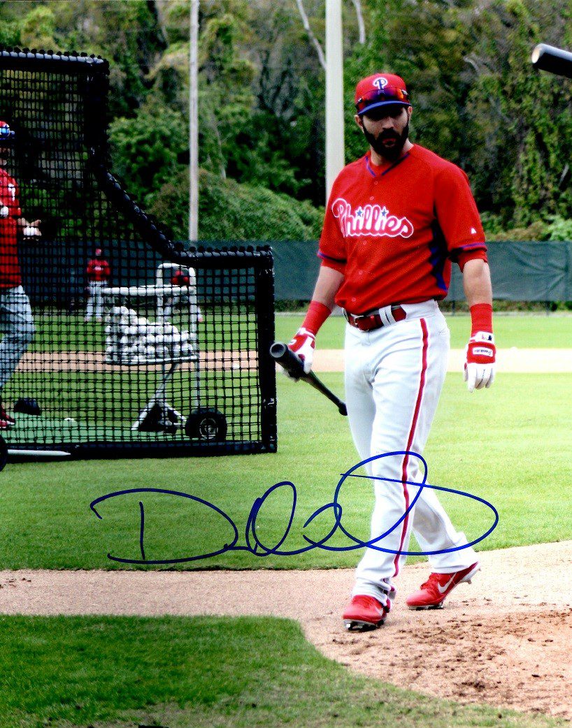 AUTOGRAPHED  DARIN MASTROIANNI 8X10 Philadelphia Phillies Photo