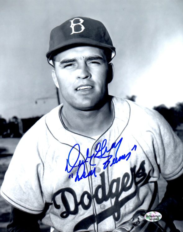 AUTOGRAPHED DICK GRAY 8X10 Brooklyn Dodgers photo