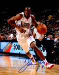 AUTOGRAPHED  THADDEUS YOUNG 8X10 Philadelphia 76'ers photo