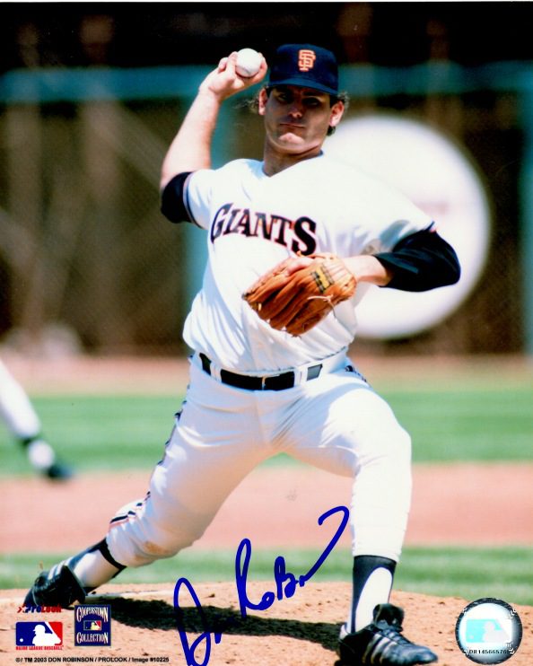 AUTOGRAPHED DON ROBINSON 8X10 San Francisco Giants Photo