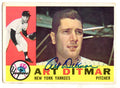 Autographed ART DITMAR 1960 Topps Card