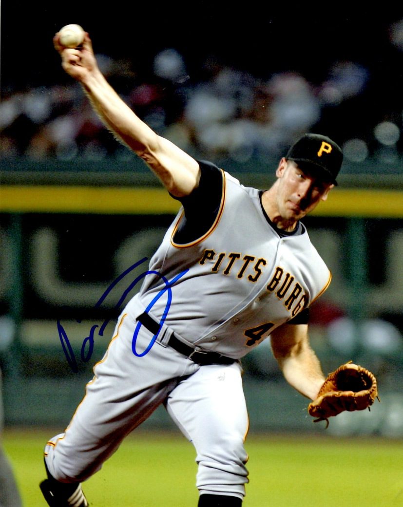Autographed ROSS OHLENDORF 8X10 Photo Pittsburgh Pirates