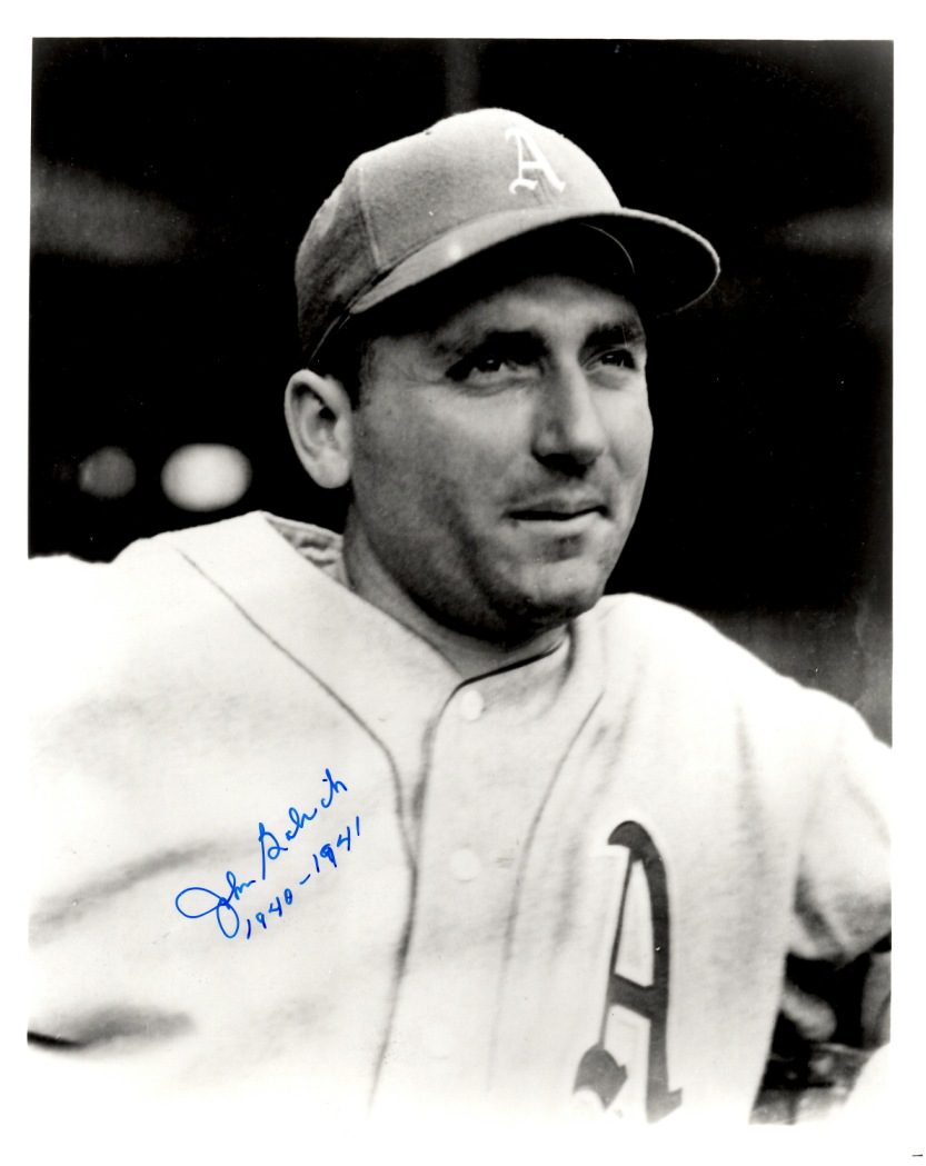 AUTOGRAPHED JOHN BABICH 8X10 photo Oakland A's