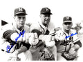 AUTOGRAPHED CARLTON WILLEY & BOB BUHL 8X10 Milwaukee Braves photo