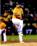 AUTOGRAPHED TRAVIS BLACKLEY 8X10 photo Oakland A's