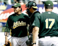 AUTOGRAPHED EDGAR GONZALEZ 8X10 photo Oakland A's