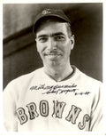 AUTOGRAPHED CHIEF HOGSETT 8X10 St. Louis Browns Photo