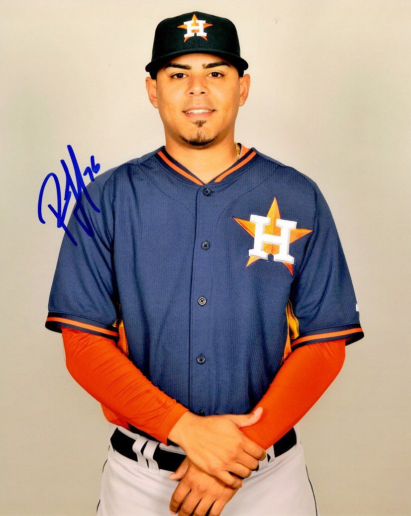 AUTOGRAPHED RENE GARCIA 8X10 Houston Astros Photo
