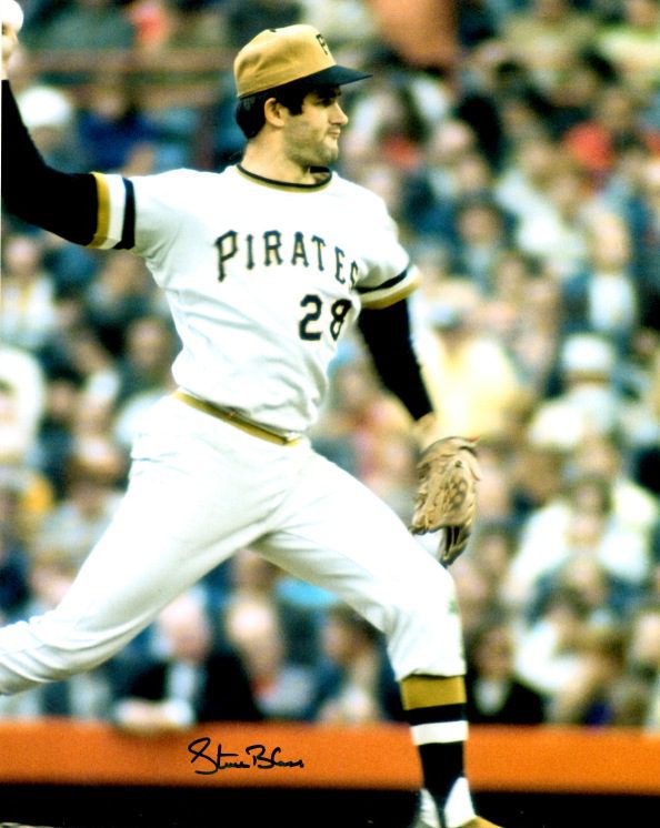 Autographed STEVE BLASS Photo - Pittsburgh Pirates