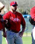 AUTOGRAPHED BRAD LINCOLN 8X10 Philadelphia Phillies Photo