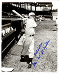 AUTOGRAPHED GLENN RED MCQUILLEN 8X10 St. Louis Browns Photo