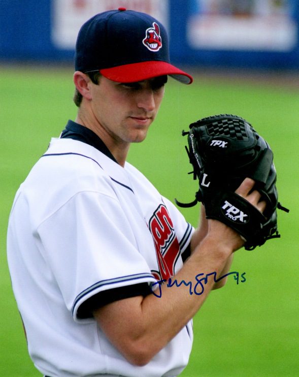 AUTOGRAPHED JEREMY SOWERS 8x10 Cleveland Indians Photo