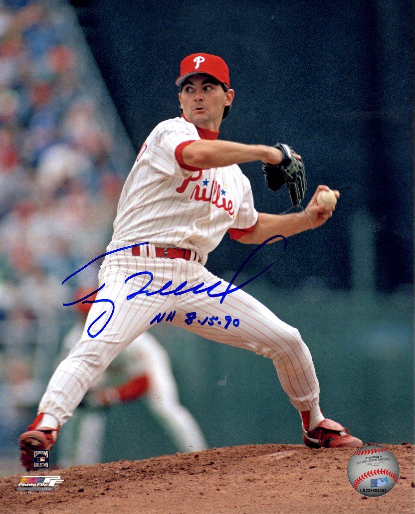AUTOGRAPHED TERRY MULHOLLAND 8X10 photo  Philadelphia Phillies
