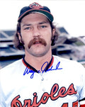 AUTOGRAPHED WAYNE GARLAND 8X10 photo  Baltimore Orioles