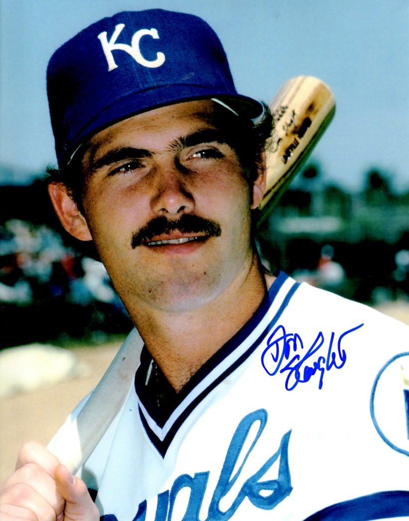 AUTOGRAPHED DON SLAUGHT 8X10 photo KC Royals