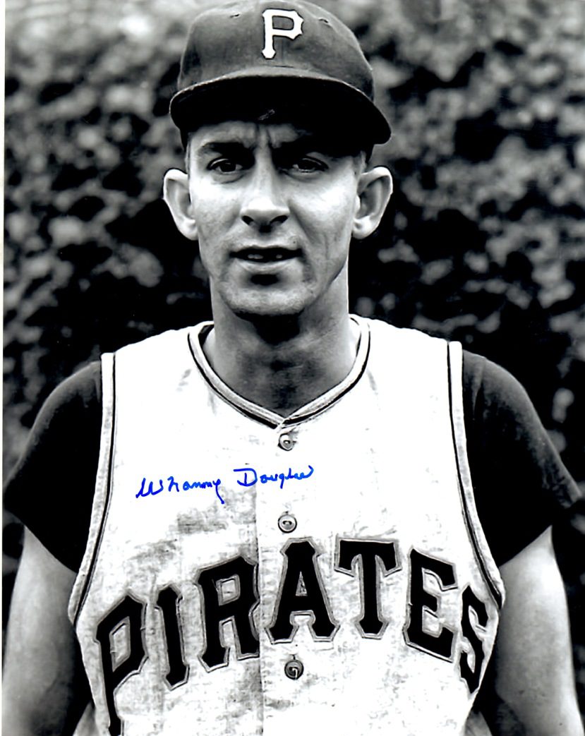 Autographed WHAMMY DOUGLAS 8X10 Photo Pittsburgh Pirates