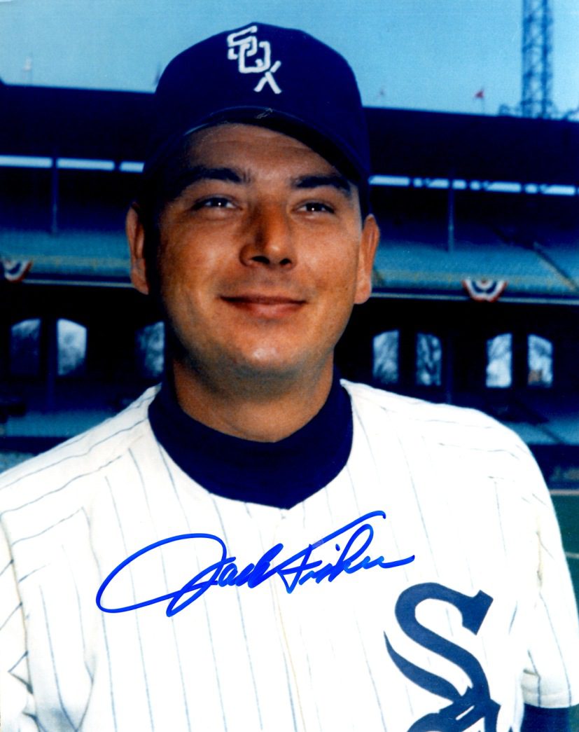 AUTOGRAPHED JACK FISHER 8X10 Chicago White Sox Photo