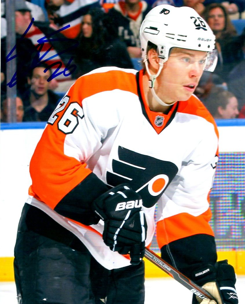 Autographed ERIK GUSTAFSSON 8X10 photo - Philadelphia Flyers