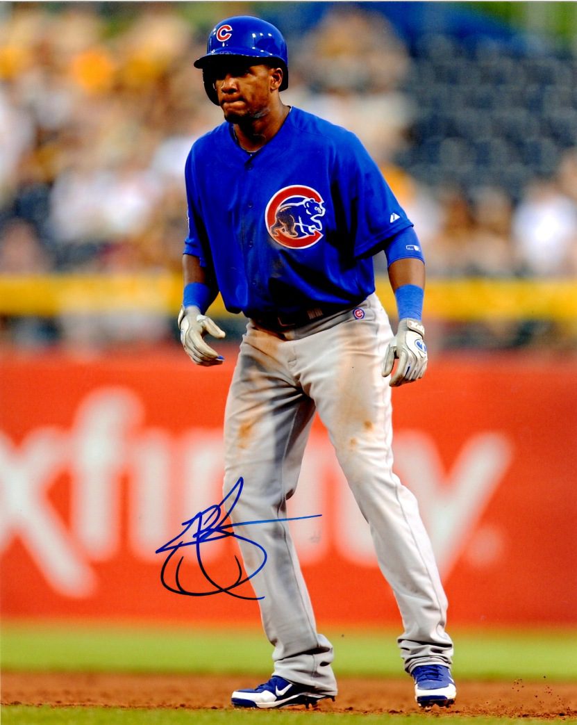 AUTOGRAPHED JULIO BORBON 8X10 Chicago Cubs Photo