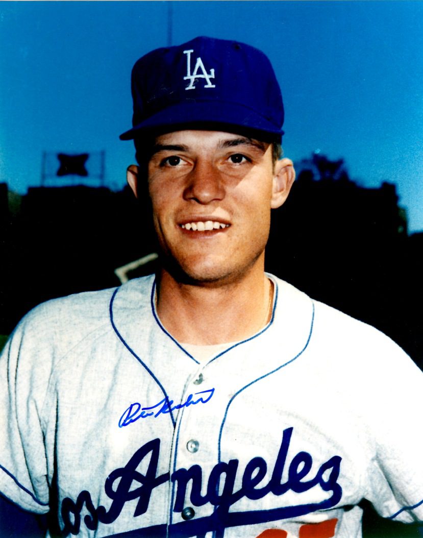 AUTOGRAPHED PETE RICHERT 8x10 Los Angeles Dodgers photo