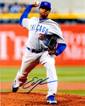 AUTOGRAPHED EDWIN JACKSON 8X10 Chicago Cubs Photo