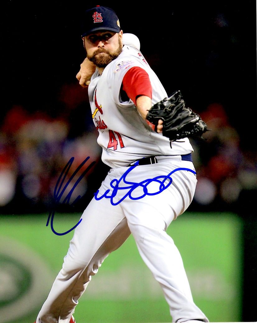 AUTOGRAPHED MITCHELL BOGGS 8X10 St. Louis Cardinals photo