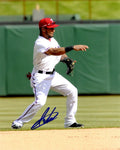 AUTOGRAPHED LEURY GARCIA 8X10 Texas Rangers Photo