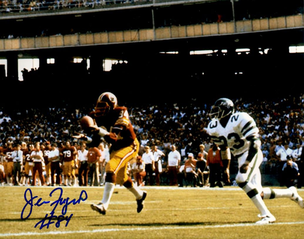 Autographed JEAN FUGETT 8x10 Washington Redskins Photo