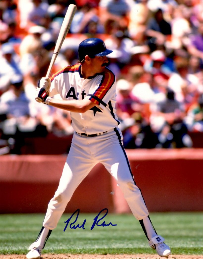 AUTOGRAPHED RICK RHODEN 8X10 Houston Astros Photo