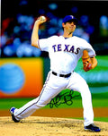 AUTOGRAPHED NICK TEPESCH 8X10 Texas Rangers Photo