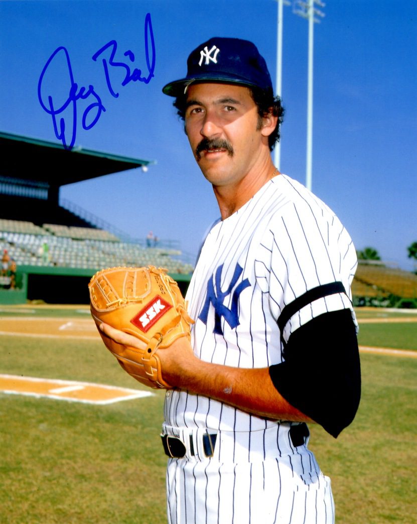 AUTOGRAPHED DOUG BIRD 8X10 NEW YORK YANKEES photo