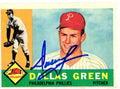 Autographed DALLAS GREEN 1960 Topps Card