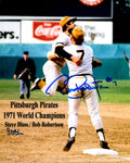 Autographed STEVE BLASS & BOB ROBERTSON 8X10 Photo Pittsburgh Pirates